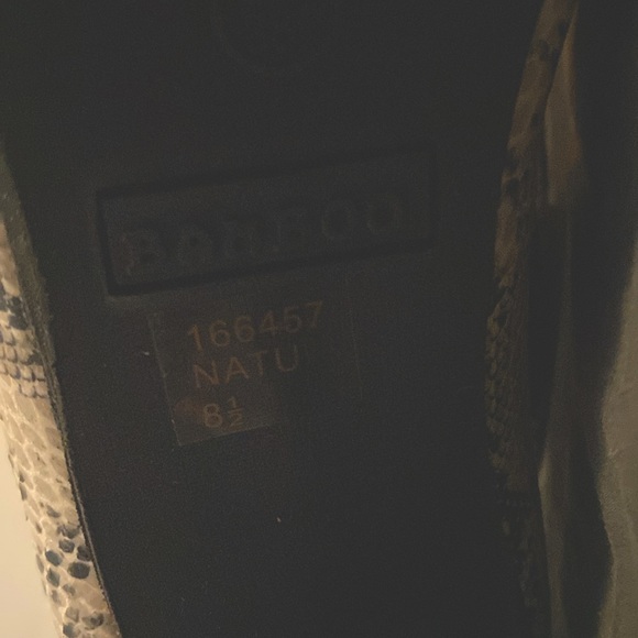 Snakeskin Print Heels - Picture 5 of 6